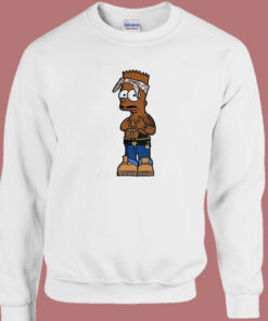 2Bart Tupac Shakur The Simpson Sweatshirt 2Bart Tupac Shakur The Simpson Sweatshirt