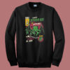 A Wild Cathulhu Appears Funny 80s Sweatshirt