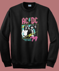 AC DC Highway To Hell 80s Sweatshirt