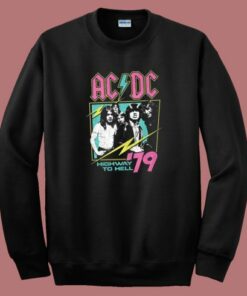 AC DC Highway To Hell 80s Sweatshirt