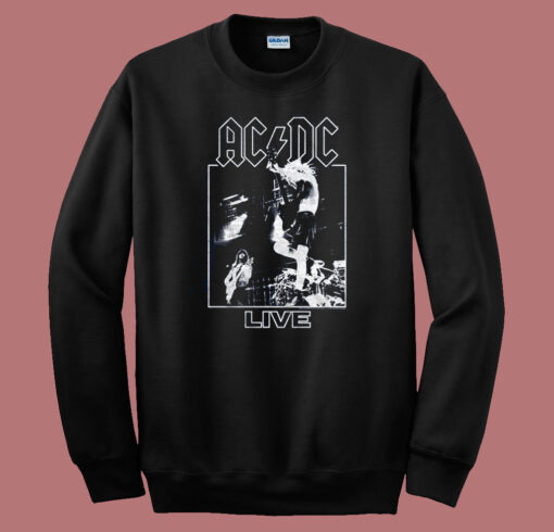 AC DC Live On Stage 80s Sweatshirt