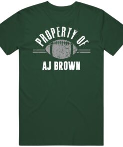 A.J. Brown Property Of Philadelphia Football Fan T Shirt A.J. Brown Property Of Philadelphia Football Fan T Shirt