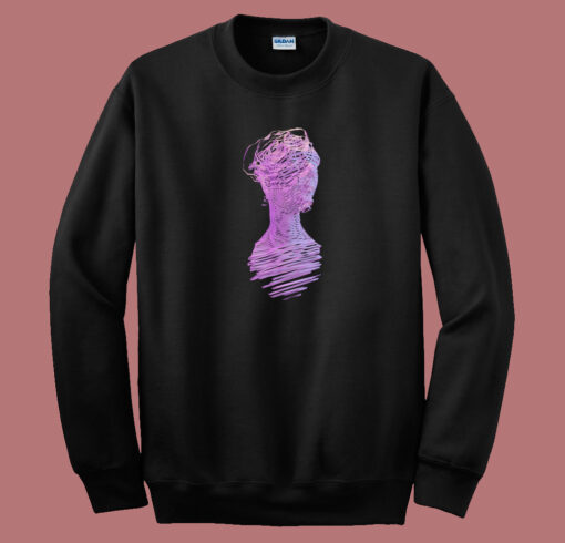 Abstract Sci Alien Funny 80s Sweatshirt