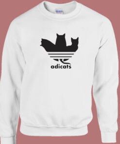 Adicats Logo Parody Sweatshirt 1