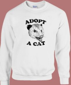 Adopt A Cat Possum Sweatshirt 2
