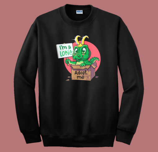 Adopt This Loki Alligator 80s Sweatshirt