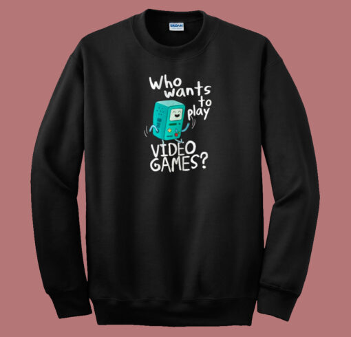 Adventure Time BMO 80s Sweatshirt