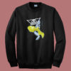 Aerosmith Robot Yellow Dress 80s Sweatshirt