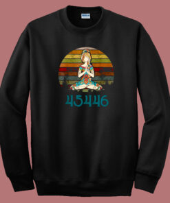 Against 45 Yoga Namaste 80s Sweatshirt 1