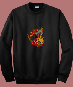 Agumon Evolution Digimon 80s Sweatshirt 1