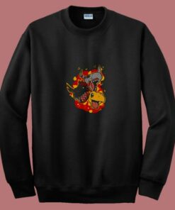 Agumon Evolution Digimon 80s Sweatshirt 1 Agumon Evolution Digimon 80s Sweatshirt 2