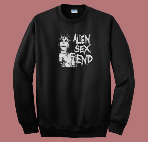 Alien Sex Fiend Graphic 80s Sweatshirt