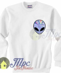 Alien Trippy Art Unisex Sweatshirt 1 Alien Trippy Art Unisex Sweatshirt 2
