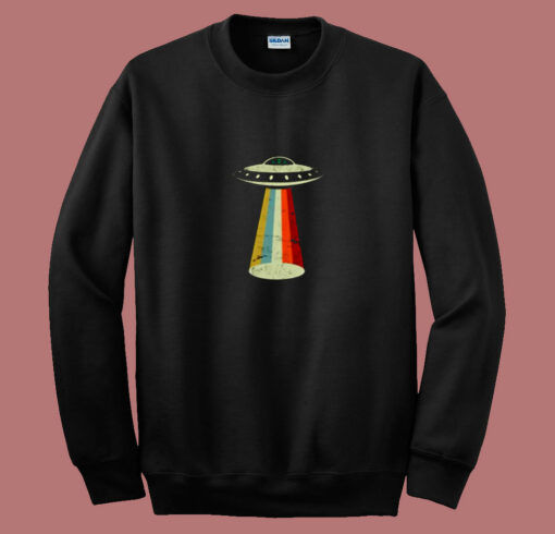 Alien Vintage Ufo Space Ship 80s Sweatshirt