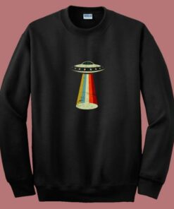 Alien Vintage Ufo Space Ship 80s Sweatshirt