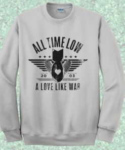 All Time Low A Love Like War Crewneck Sweatshirt 1 All Time Low A Love Like War Crewneck Sweatshirt 4