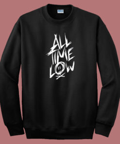 All Time Low Logo 80s Sweatshirt All Time Low Logo 80s Sweatshirt
