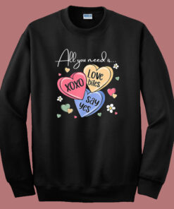 All You Need Is Love Bites Sweatshirt All You Need Is Love Bites Sweatshirt