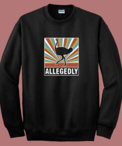 Allegedly Ostrich 80s Sweatshirt 1 Allegedly Ostrich 80s Sweatshirt 2