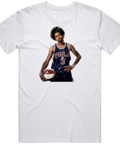 Allen Iverson Afro Legend Philadelphia Basketball Fan Distressed T Shirt Allen Iverson Afro Legend Philadelphia Basketball Fan Distressed T Shirt