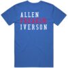 Allen Iverson Freakin Philadelphia Basketball Fan T Shirt