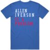 Allen Iverson Is A Problem Philadelphia Basketball Fan T Shirt