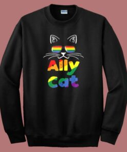 Ally Cat Pride Month Sweatshirt