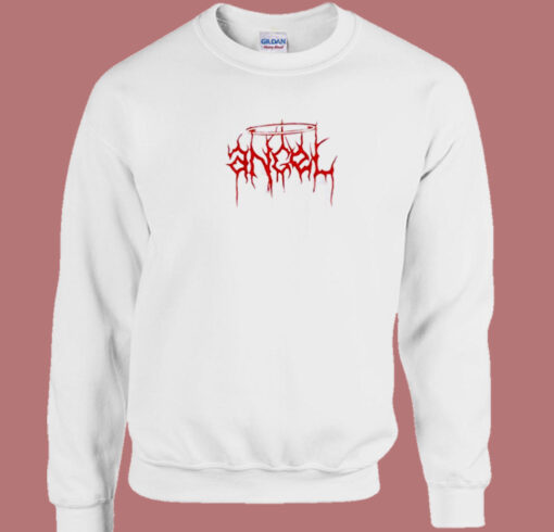 Angel Horror Lettering 80s Sweatshirt