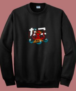 Anime Octopus Sushi Chef 80s Sweatshirt