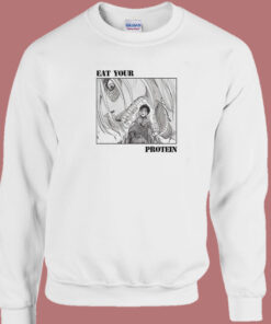 Annie Leonhart Eat Your Protein Sweatshirt Annie Leonhart Eat Your Protein Sweatshirt