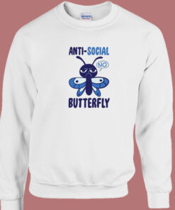 Anti Social Butterfly 80s Sweatshirt 1