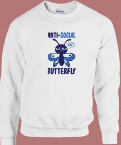 Anti Social Butterfly 80s Sweatshirt 2