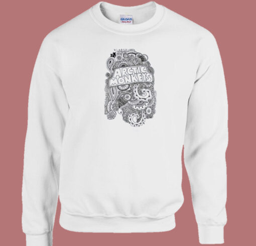 Arctic Monkeys Zentangle 80s Sweatshirt