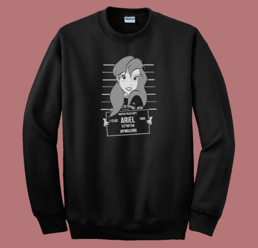 Ariel Princess Funny  80s Sweatshirt