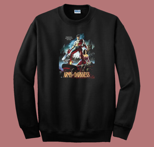 Army Of Darkness 80s Sweatshirt On Sale