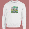 Art Grid Of Claude Monet 80s Sweatshirt