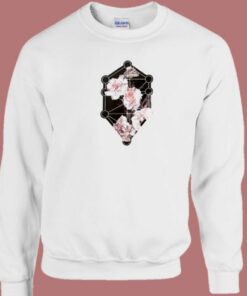Asymmetric Flower 80s Sweatshirt 2