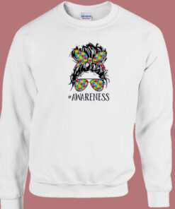 Autism Awareness 80s Sweatshirt 1