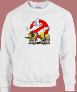 Awsome Homer Busters Simpsons 80s Sweatshirt