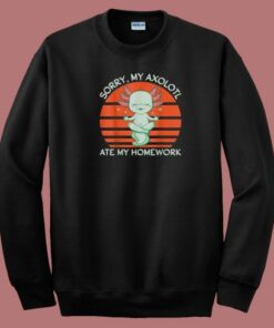 Axolotl Salamander Case 80s Sweatshirt