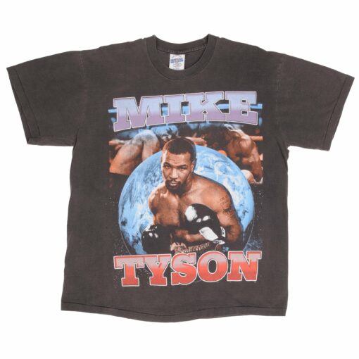 BOOTLEG BOXING TEE SHIRT MIKE TYSON IF YOU CANT BEAT THEM BITE EM