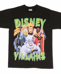 BOOTLEG DISNEY VILLAINS TEE SHIRT SIZE LARGE SINGLE STITCH BOOTLEG DISNEY VILLAINS TEE SHIRT SIZE LARGE SINGLE STITCH