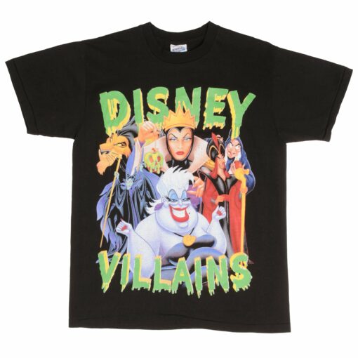 BOOTLEG DISNEY VILLAINS TEE SHIRT SIZE LARGE SINGLE STITCH