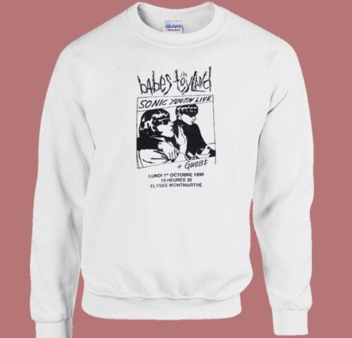 Babes Sonic Youth Live Sweatshirt