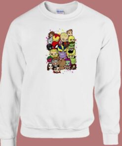 Baby Avengers 80s Sweatshirt 1 Baby Avengers 80s Sweatshirt 2