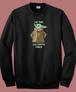 Baby Yoda Favorite Child  80s Sweatshirt
