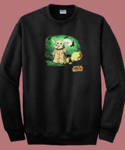 Baby Yoda Halloween Nights 80s Sweatshirt Baby Yoda Halloween Nights 80s Sweatshirt