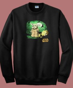 Baby Yoda Halloween Nights 80s Sweatshirt