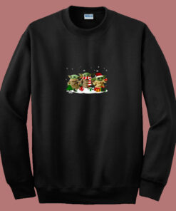 Baby Yoda The Mandalorian Christmas 80s Sweatshirt Baby Yoda The Mandalorian Christmas 80s Sweatshirt