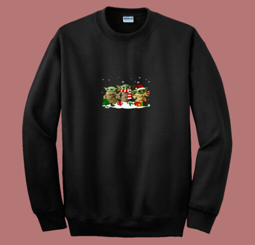 Baby Yoda The Mandalorian Christmas 80s Sweatshirt